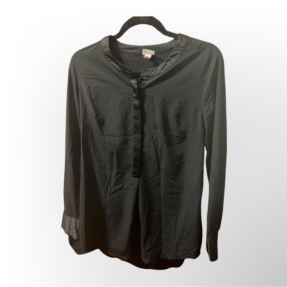 Black Merona dress shirt with silky lining